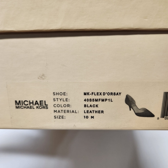 Michael kors Flexed D'orsay black leather pump - Picture 9 of 11